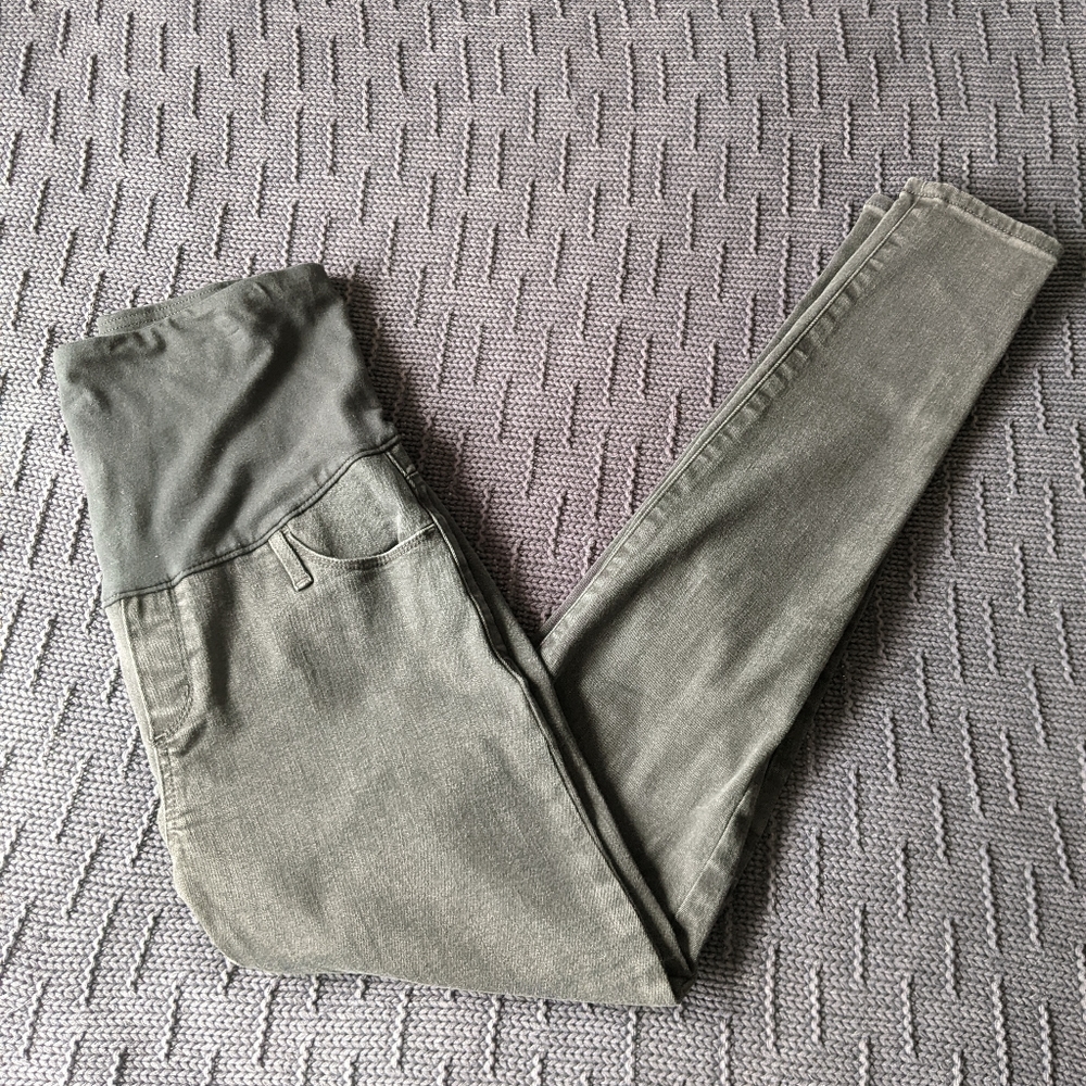 GAP Maternity Black Favorite Jeggings Sz 12L - Picture 9 of 11